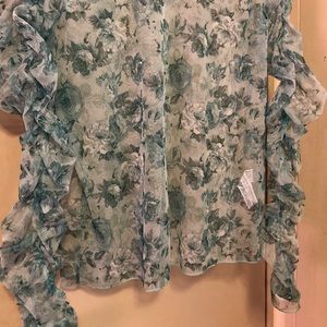 Transparent beautiful blouse great for spring